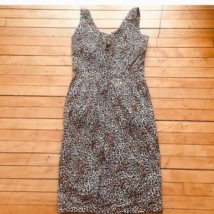 Bernie Dexter Leopard Wiggle Dress